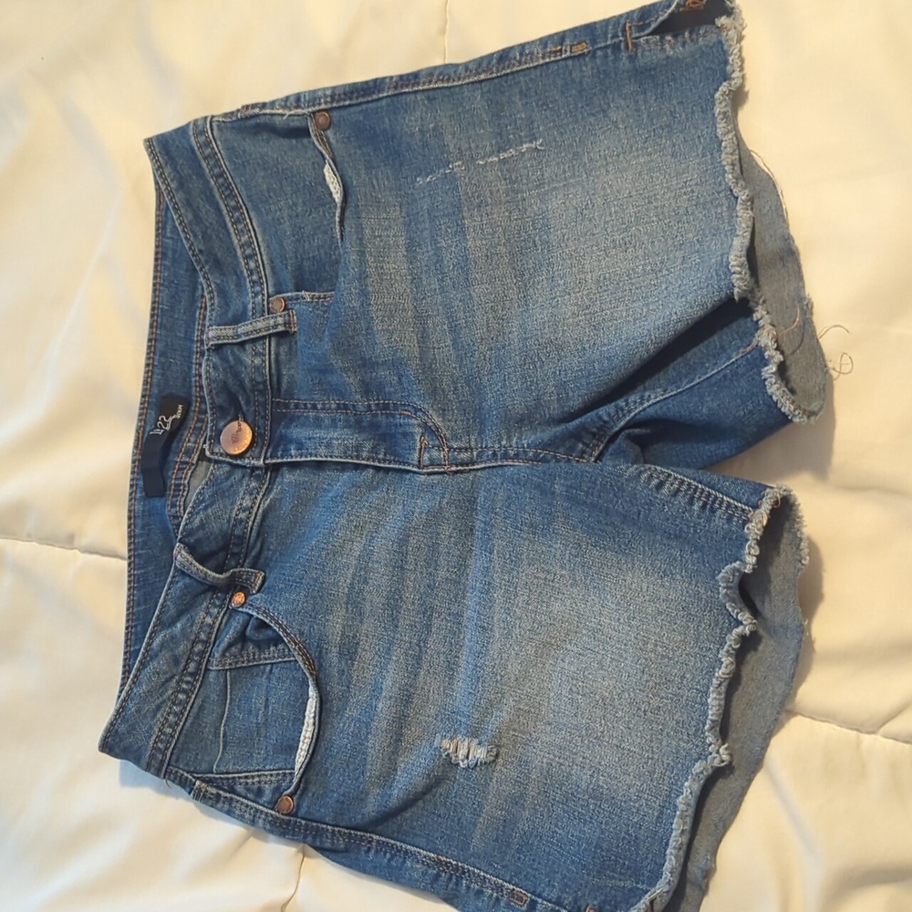 Vintage high rise denim shorts